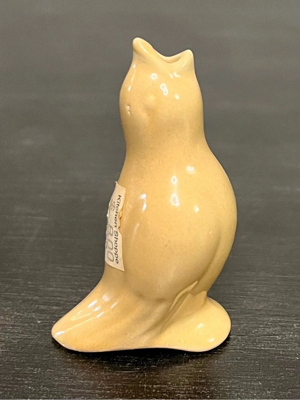 VTG Ceramic Cream Pie Bird Vent Funnel Farmhouse Retro 3.5” Original Sticker
